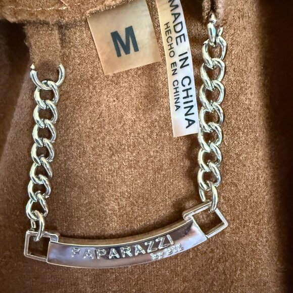 Faux Suede Fringed Jacket, size M - Picture 4 of 4